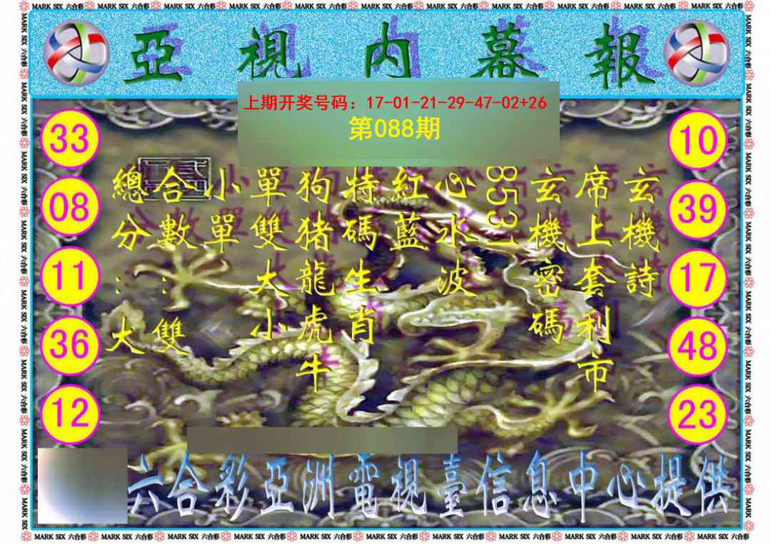 088期亚视内幕报[图]